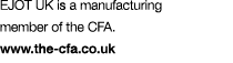 EJOT UK is a manufacturing member of the CFA  www the-cfa co uk