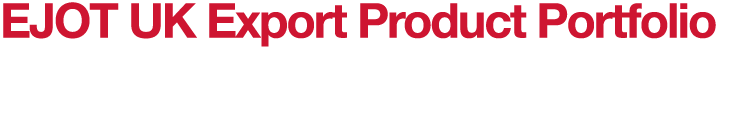 EJOT UK Export Product Portfolio