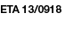 ETA 13 0918