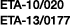 ETA-10 020 ETA-13 0177